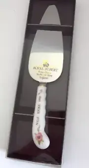 ROYAL ALBERT Eng PIE -CAKE SLICE & SERVER 1986 National Garden Festival UK Box
