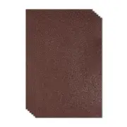 6Pcs 2mm(1/10") Glitter Foam Sheet Coffee Non Adhesive, 16x24inch(40x60cm)