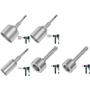Ground Rod Driver 19/21/30/45/65mm Steel Drill Bit Driver Heavy Duty Hammer