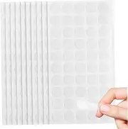 HOODANCOS Double-Sided Adhesive Dots Glue 10 Sheets Sticky Tape for Wall Stickers No Damage Sticky Tack for Office Balloon Decorations Craft Projects