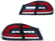 Pair Of Car Tail Light Assembly Compatible For Honda Civic FD1- FD7 2005-2012 VIII LED Brake Signal light Car led Tail light Tuning Parts(1 Pair Red)