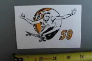 Sector Nine Skateboards Longboards S9 Cruiser Z85A Vintage Skateboarding STICKER