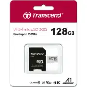 Transcend 128GB Micro SDXC Memory w/ Adapter for Samsung Galaxy S10+ S9+ S8 A20