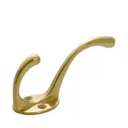 Tradco Victorian Hat & Coat Hook Polished Brass TD3921
