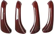 ABS Carbon Fiber Car Door Inner Handle Bar Cover Trim Sticker Compatible for Mondeo 2010 Car Styling(B)