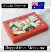 6 Pcs Christmas Candy Cookie Boxes Party Gift Box Bakery Cupcake Muffin Cake Box