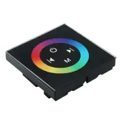 DC12/24V Touch Panel Dimmer Switch Controller for RGB Led Strip Light Black