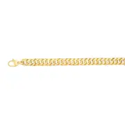 14k Yellow Gold Miami Cuban Link Bracelet, 7.75"