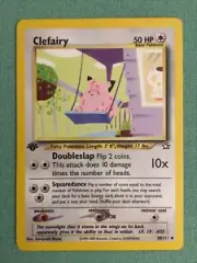 1st Edition Clefairy 30/111 Neo Genesis Pokemon Card. New