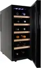 Wine Fridge - Wine Cooler, 12 Bottle Wine Cabinet for Champagne, Red & White Win