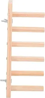 Wooden Cat Climbing Frame 6-Step Wall Mount Scratch Stairway for Indoor Play Cat Exercise Relaxation