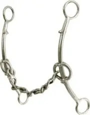Classic Equine Goosetree Long Shank Double Gag Chain Bit Null Null