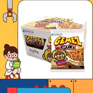 印尼 SUKI 韓式小雞麵 12包/盒(30gx12包) 獨立包裝 隨手包 小雞麵 小雞點心麵 點心 (7.3折)