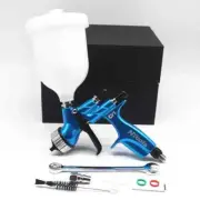 Car Tool Pistol 1.3mm Nozzle Blue CV1 HVLP Paints and Varnishes Spray Gun