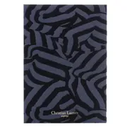 Christian Lacroix B5 Riviera Workbook Notebook Writing Stationery Black Flock