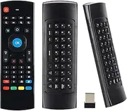 CHUNGHOP MX3 Air Mouse Mini Keyboard Wireless Remote, 2.4G Multifunctional Fly Mouse with Infrared Learning for Android Smart TV Box, 3-Gyro and 3-Gsensor, Projector HTPC Mini PC, PS3/4 Xbox 360