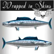 Wahoo Decals Fish Stickers Tackle Box RV Truck Trailer Camping AFP-0103