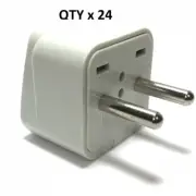 x24 US To European Round Pin Adapter Plug Type C American to Europe Converter