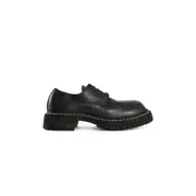 [GUIDI] GR02V Full Grain Leather Derbys Black