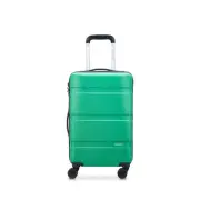 United Colors of Benetton Now Hardside Luggage with Spinner Wheels, Green, Ca...