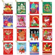 Christmas Gift Tags with Strings Attached – 128 Holiday Tie on Tags in 16 Uni...