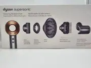Dyson Supersonic Hair Dryer Set Nickel/Copper with Attachments AUTHENTIC, SEALED
