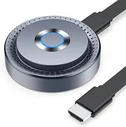 Miracast Wireless HDMI Dongle Adapter, HDMI Bluetooth Adapter, Wi-Fi Dongle with Screen Mirror for Streaming Video/Audio/Files, Transfer from Laptop, PC, Smartphone to HDTV, Projector, Monitor