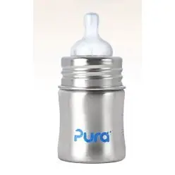 美國Pura Kiki 不鏽鋼奶瓶 5oz 寬口徑 現貨 BPA FREE