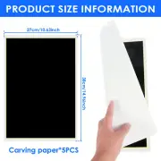 5Pcs Engraving Marking Paper Multipurpose Engraving Color Paper DIY Color RoA♧