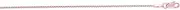 [JewelryWeb] 14k Gold Rose Finish 1mm Shiny Round Wheat Chain With Lobster Clasp Necklace 46 Centimeters Chain-Necklace for Women and Men