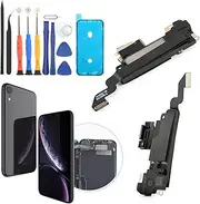 Earpiece Speaker for iPhone XR Ear Speaker Replacement for iPhone XR A1984 A2105 A2106 A2108 Speaker Replacement Light Proximity Sensor Flex Cable Earphone Speaker Assembly with Tools