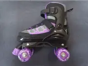 Nattork Roller Skates, Purple, kids size 3Y-6Y