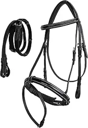 English All-Purpose Trail Pleasure Leather Bridle Reins 805EB06