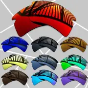 TRUE POLARIZED Replacement Lens& Nose Pads for-Oakley Flak 2.0 XL OO9188 Option