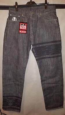 MASTERMIND JAPAN Size L One Wash Dual Waist Straight Denim Jeans US 34