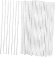 Homoyoyo 100pcs Sturdy Paper Lollipop Treat Sticks Reliable Candy Making Sticks for DIY Candies Weddings and Celebrations