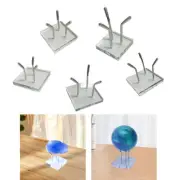 Metal Arm Display Stand Easel Rock Display Holder Pedestal with Acrylic Base