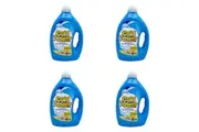 4PK Cold Power 2L Laundry Liquid Front & Top Loader Clean Lemon Fresh Scent