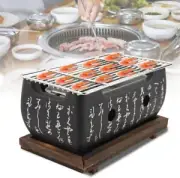 Large Charcoal BBQ Grill Japanese Korean Hibachi BBQ Table Yakitori Barbecue