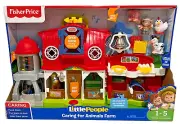 Fisher-Price Little People Caring For Animals Farm Interactive Electronic NEW