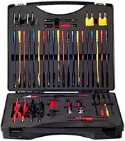 92pcs Multimeter Test Leads Kit, Automotive Circuit Test Lead Set with Probe Cable Alligator Clip for Potentiometer LED Stroboscope Electrical Tester Diagnostic Tool