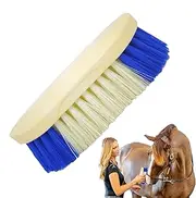 Horse Brush | Horse Shedding Scrubber Brush,Tack Room Equipment, Hard Bristles, for Bovine, Equine, Dog, Livestock