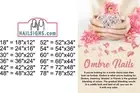 Salon 05 Photo-Realistic Paper Poster Matte Non-Laminate Ombre Nails Vertical