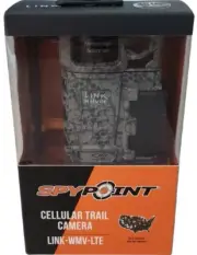 SpyPoint Cellular Trail Camera LINK-WMV-LTE Mobile Scouting Solution New