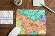 Idaho Map Mouse Pad for Computer Office Gaming Desk Non-Slip