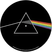 Pyramid International Pink Floyd Turntable Record Slip Mat for Mixing, DJ Scratching and Home Listening (Dark Side of the Moon Design) - Official Merchandise