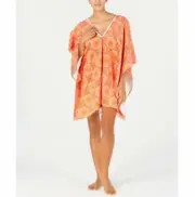 Martha Stewart Bohemian Rhapsody Floral Cotton 35" x 64" Beach Towel Poncho