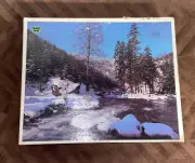 Whitman Puzzle 1000 Piece “Rolling River In Winter” Jigsaw Puzzle ~SEALED • NEW