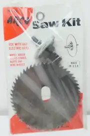 Vintage Arco Saw Kit For Use With Any Electric Drill #41 Made in USA NOS
