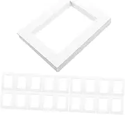 Ciieeo 25pcs Picture Frame Mat Pre-Cut Photo Matting Picture Backing Board for Home Dec